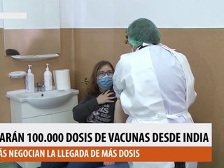 Paraguay recibirá 100.000 dosis de vacunas producidas en la India el domingo