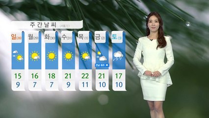 [날씨] 주말 전국 비, 남해안·제주도 최고 80mm 많은 비 / YTN