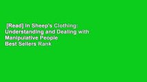 [Read] In Sheep's Clothing: Understanding and Dealing with Manipulative People  Best Sellers Rank