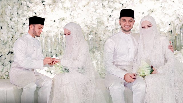 Sekitar majlis pernikahan Neelofa & PU Riz, indahnya taman bunga serba putih...