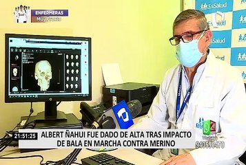 Joven que perdió la visión de un ojo durante marcha de noviembre recibió el alta