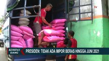 Presiden Jokowi Tegaskan Tidak akan Impor Beras Hingga Juni 2021