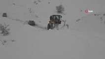 Muş'ta aralıksız yağan kar 159 köy yolunu ulaşıma kapattı