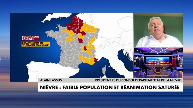 « La situation est extrêmement grave (...) J'ai demandé à fermer les écoles » : Alain Lassus, président PS du Conseil départemental de la Nièvre, dans #LaMatinaleWe