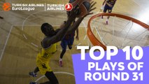 Turkish Airlines EuroLeague Regular Season Round 31 Top 10 Plays
