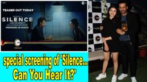 Manoj Bajpayee, Prachi Desai attend special screening of  'Silence... Can You Hear It?'