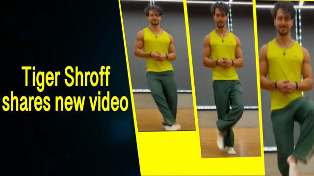 Tiger Shroff shares glimpses of his dance practice
