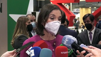 Video herunterladen: La ministra Reyes Maroto pide a extranjeros que 