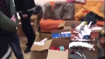 Bursa'da kaçak sigara üretilen depoya suçüstü baskın 1 gözaltı