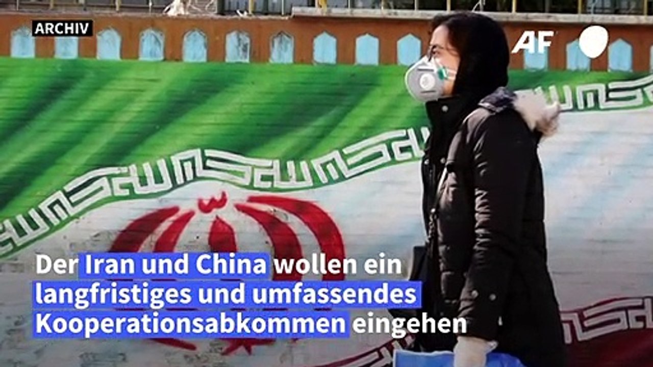 Iran kündigt abkommen über 25-jährige kooperation mit china an