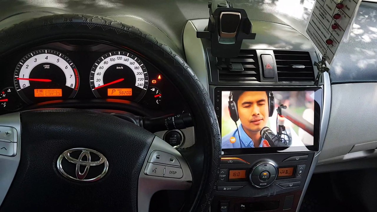 Android head unit installed