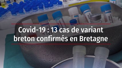 Covid-19 : 13 cas de variant breton confirmés en Bretagne