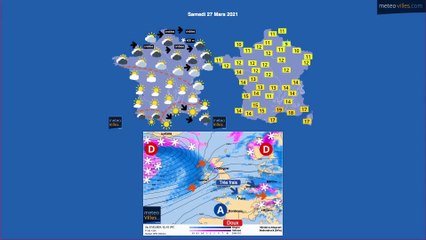 bulletin meteo du samedi 27 mars 2021