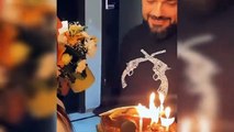 دنيا بطمة تحتفل بعيد ميلاد زوجها محمد الترك