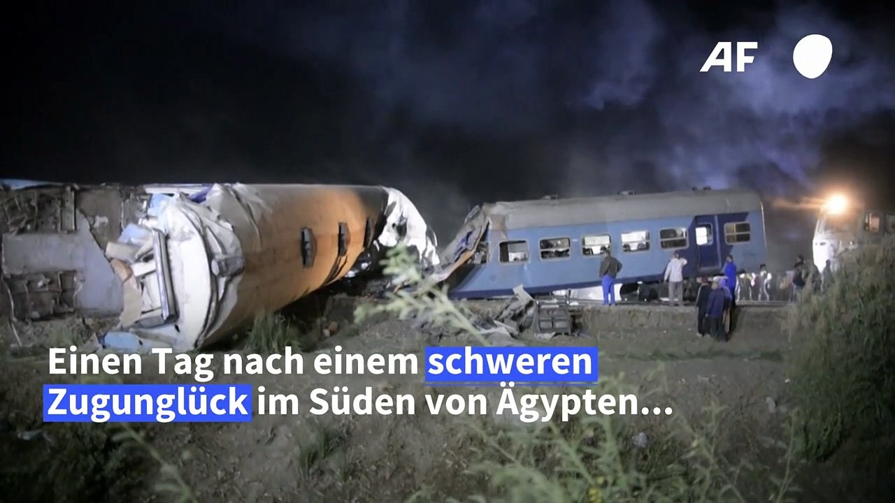 Ägyptens Behörden korrigieren Opferzahl bei Zugunglück nach unten