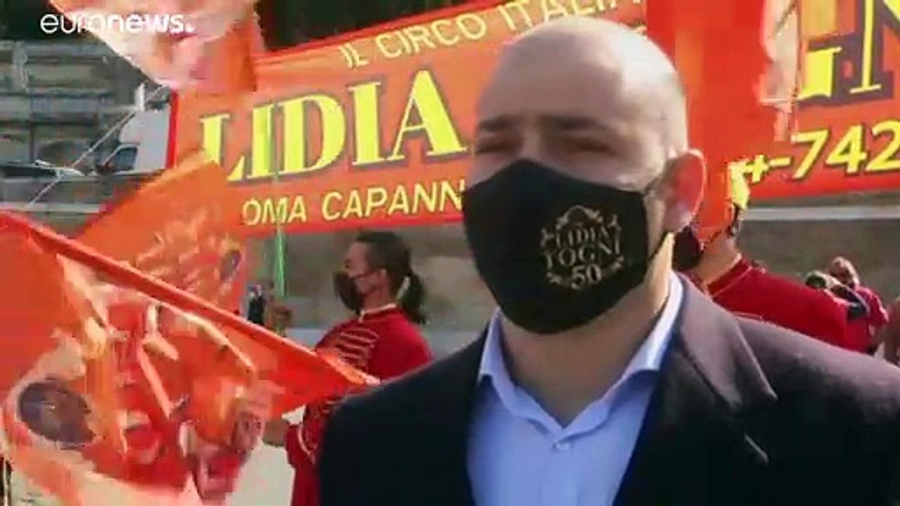 Zirkusartisten protestieren: Überleben als drahtseilakt