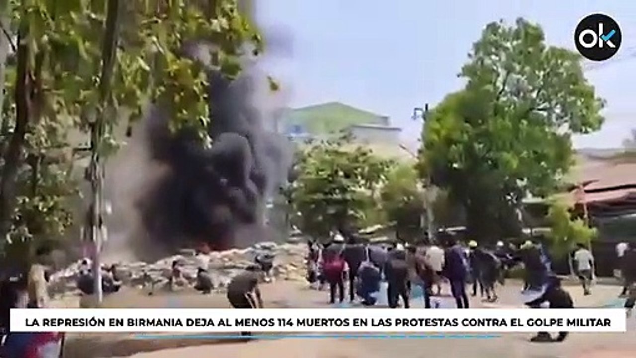 La represión en Birmania deja al menos 114 muertos en las protestas contra el golpe militar