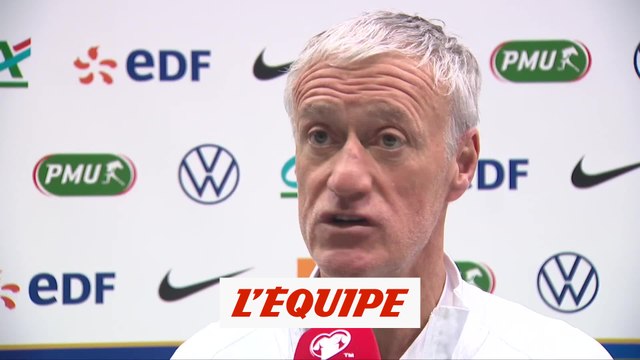 Deschamps : « Je compte sur l'ensemble des joueurs » - Foot - Qualif. CM - Bleus