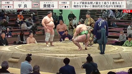 Ura vs Takakento - Haru 2021, Juryo - Day 14