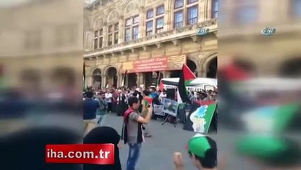 Viyana'da Kudüs'e destek gösterisi düzenlendi