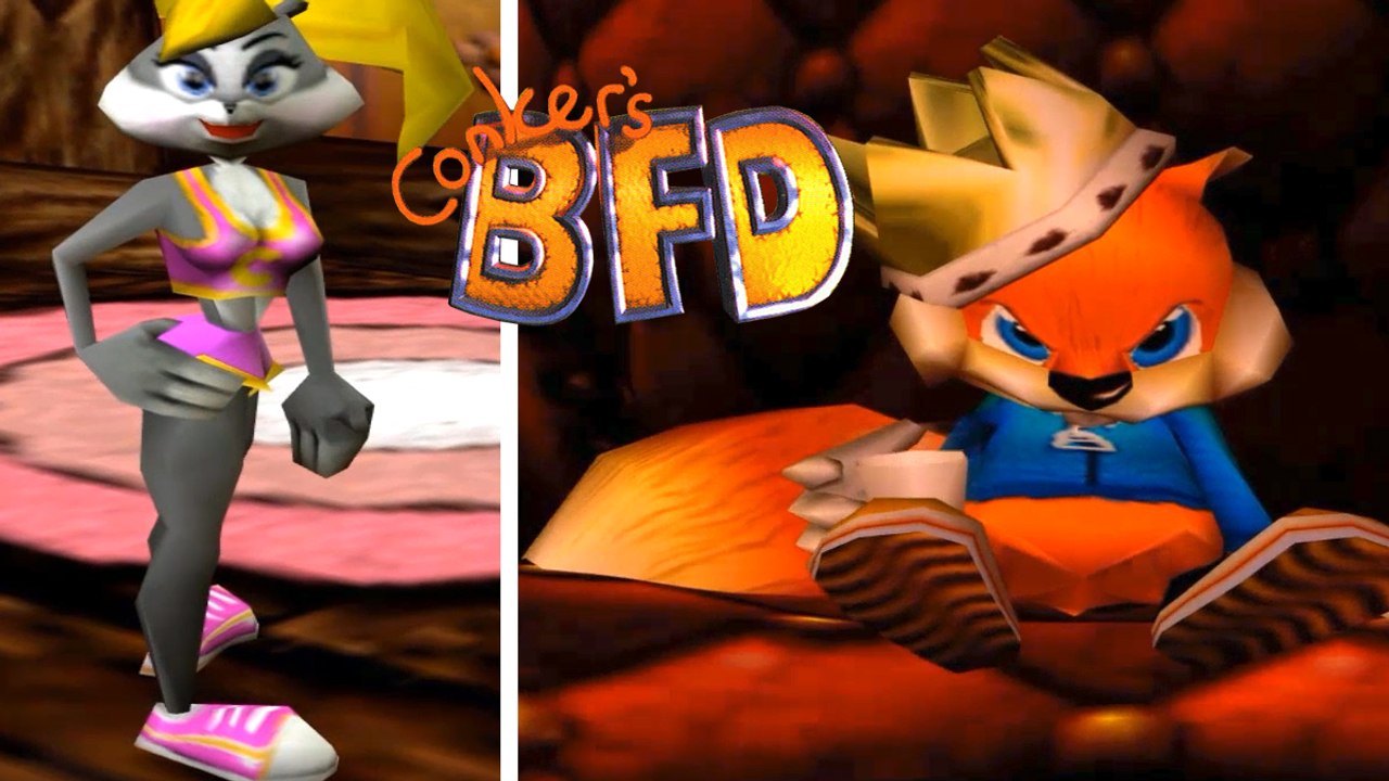 Conker's Bad Fur Day All Cutscenes Full Movie (N64 XBOX One) 1080p