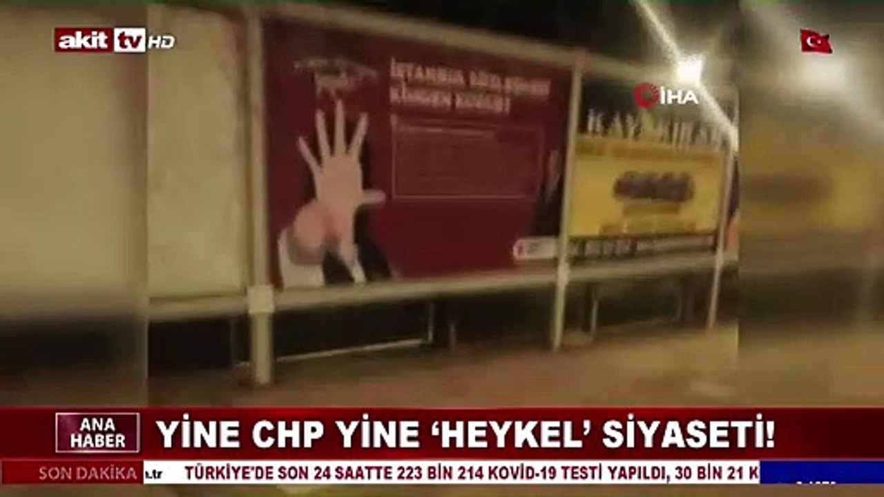 Tek icraatları heykel! Onu da tam beceremiyorlar