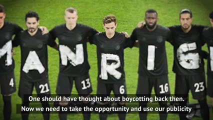 Kimmich defends Qatar protest, but says World Cup boycott '10 years too late'