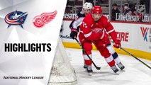 Blue Jackets @ Red Wings 3/27/21 | NHL Highlights