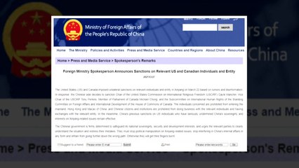 中, 美·캐나다에 보복 제재 "신장 내정간섭 말라" / YTN