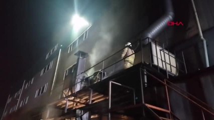 İSTANBUL-SİLİVRİ'DE PLASTİK FABRİKASINDA YANGIN