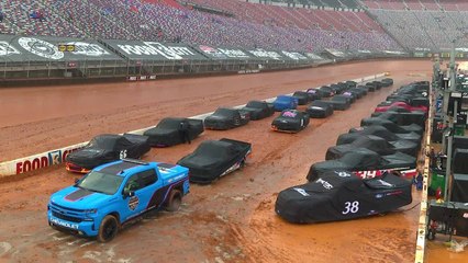 Rain cancels Saturday’s Bristol dirt qualifiers, postpones Truck Series race