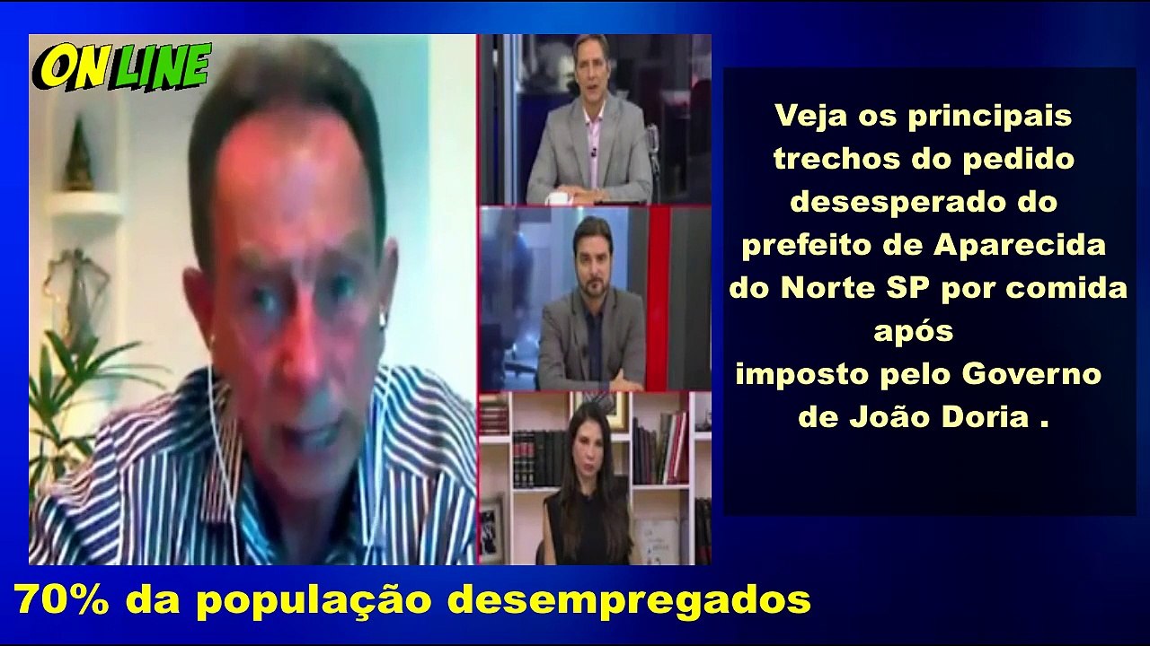Carretas do Exército Brasileiro chegam em Aparecida SP para salvar população da fome após Lockdown de Doria
