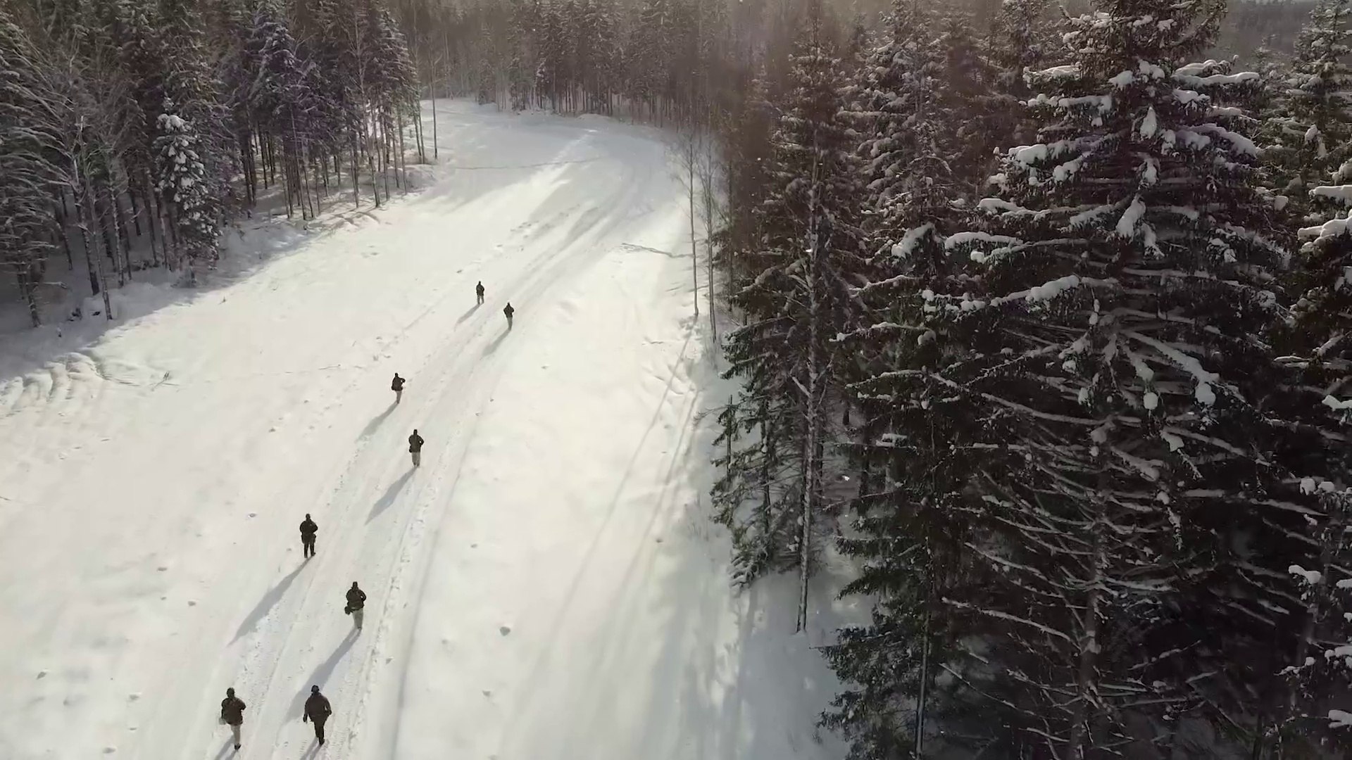 UK and Estonian Troops Conduct Winter Training in Freezing Conditions