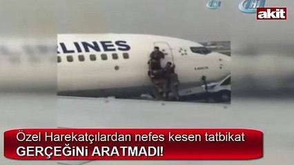 Atatürk Havalimanı'nda nefes kesen anlar! Özel harekatçılar böyle girdi