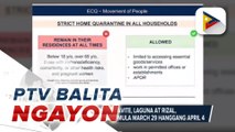 NCR, Bulacan, Cavite, Laguna, at Rizal, muling isasailalim sa ECQ mula March 29 hanggang April 4