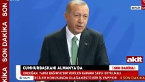 Erdoğan-Merkel toplantısında gergin anlar!