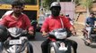 Tamil Nadu man rides scooter blindfolded to campaign for AIADMK minister