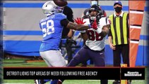 Detroit Lions Areas of Need Following Free Agency