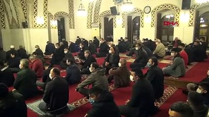 Anadolu'nun en eski camisi Habib-i Neccar'da Berat Kandili kutlandı