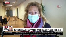 Coronavirus - Reportage à Cannes, où malgré l'interdiction du gouvernement, le Maire de Cannes a ouvert la vaccination à tous les plus de 50 ans