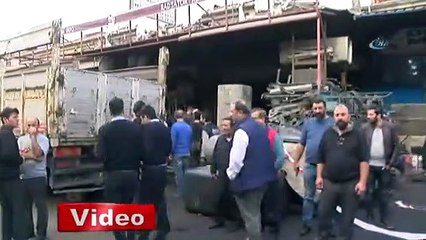 Mazot tankeri patladı... Yaralılar var