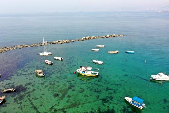 Tuzla'da 2 bin yıllık tarih, sular çekilince ortaya çıktı