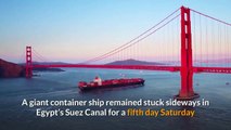 New attempts planned to free cargo ship stuck in Suez Canal | Moon TV News