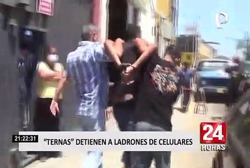 Detienen a "robacelulares" que sembraban el terror en diferentes distritos de Lima