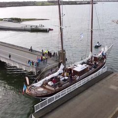 Le Ring Andersen a quitté le port de Vannes pour Quiberon le 28 mars