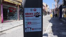 Son Dakika | Çok yüksek riskli illerden Edirne'de caddelere bilgilendirici broşür asıldı