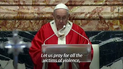 Pope Francis prays for victims of Indonesia attack