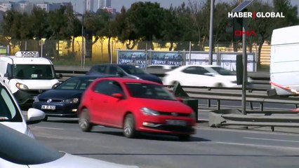 Uygulamadan kaçarken trafiği tehlikeye attılar