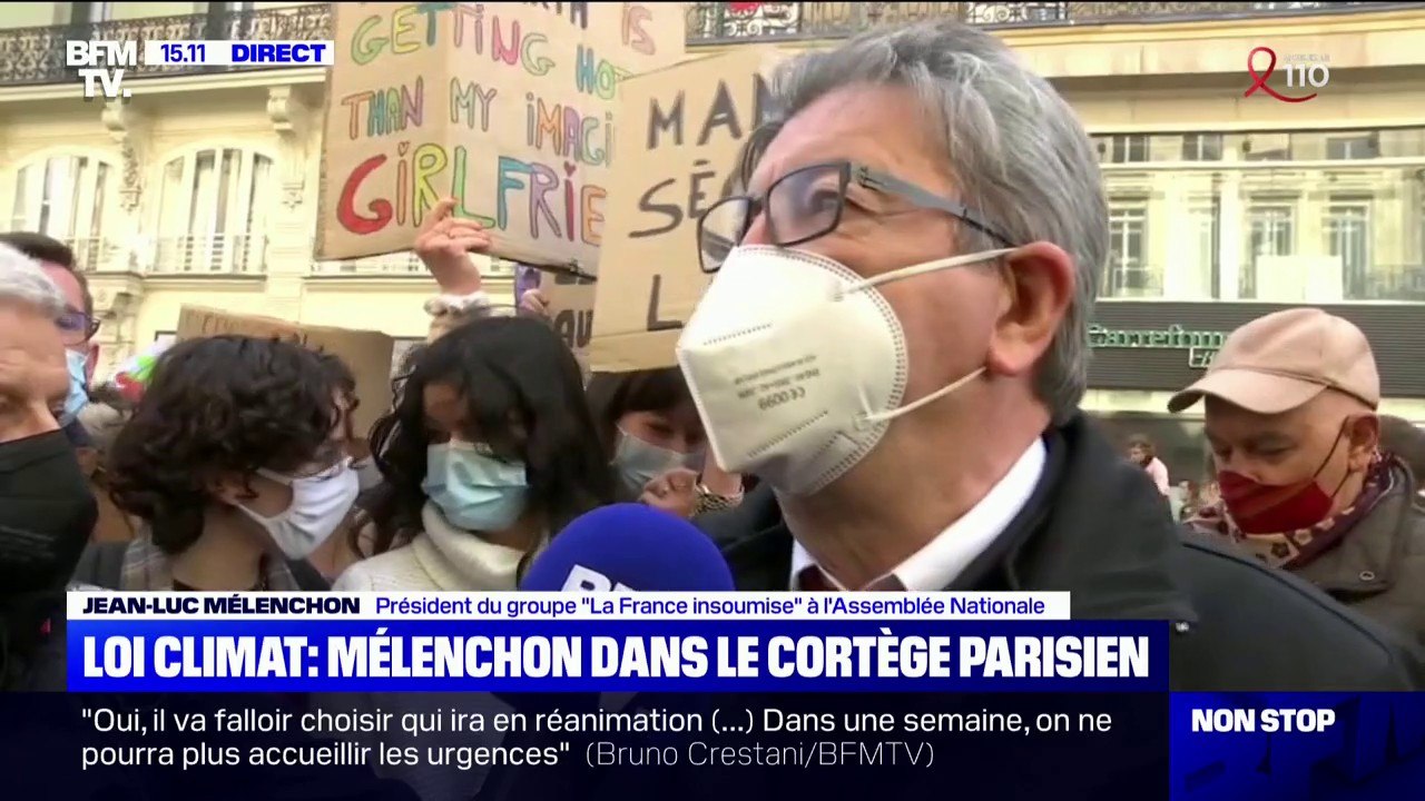 Loi climat: selon Jean-Luc Mélenchon, "il y a u...