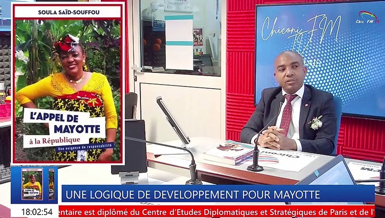 CHICONI FM TV - Parlons de L'APPEL DE MAYOTTE à la République avec Soula Said-Souffou.